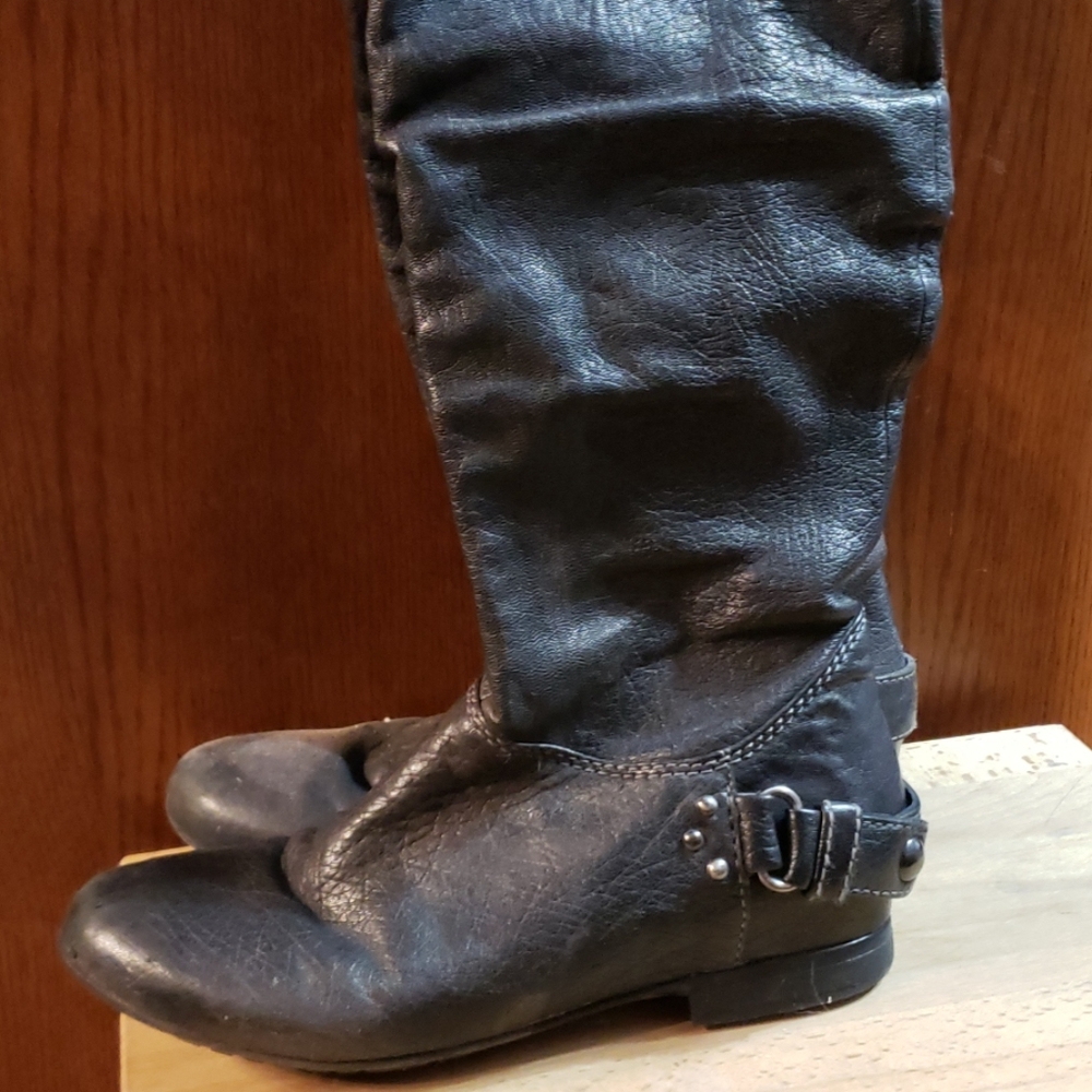 GEOX Leather Over the Knee Boots